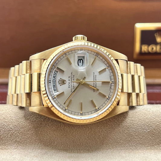 Rolex Day-Date 36 Full-Set NEVER POLISHED