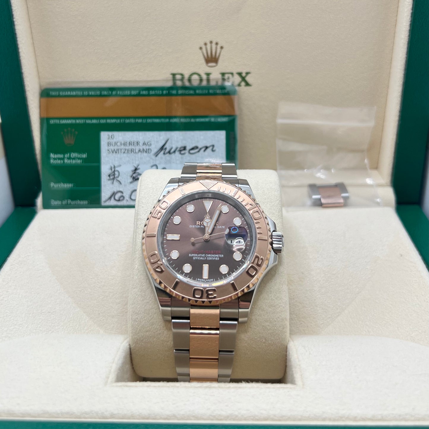 Rolex Yacht-Master 40 Chocolate Dial Full-Set Bucherer