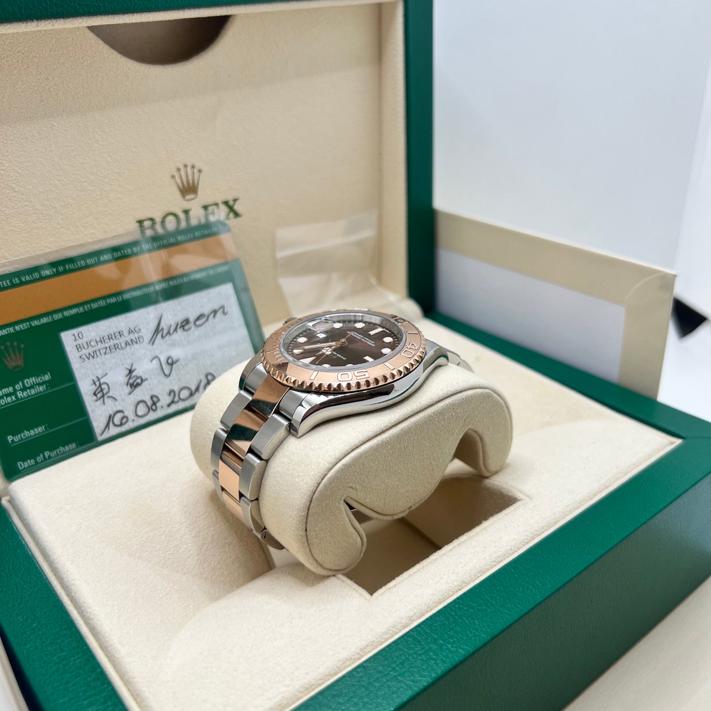 Rolex Yacht-Master 40 Chocolate Dial Full-Set Bucherer