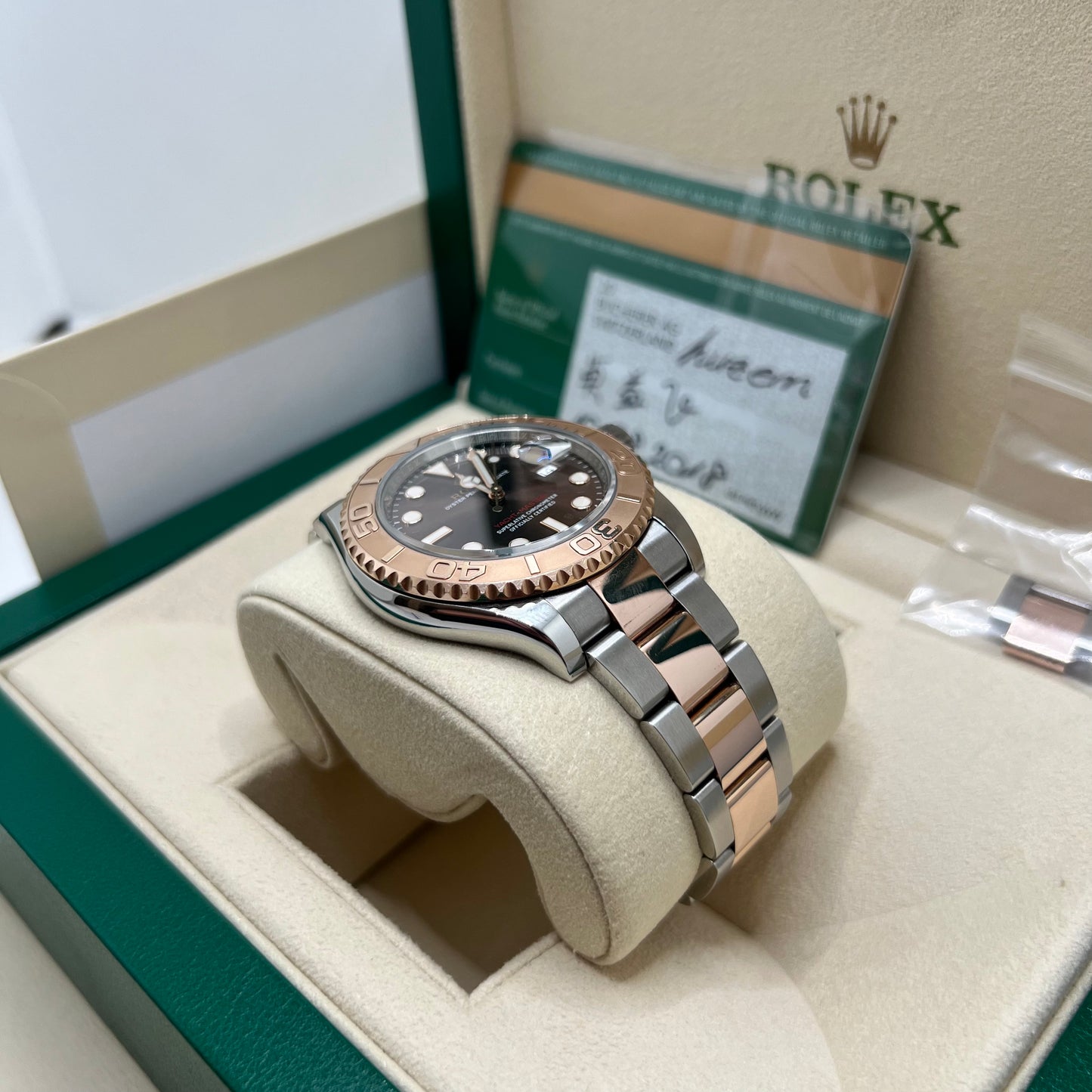 Rolex Yacht-Master 40 Chocolate Dial Full-Set Bucherer