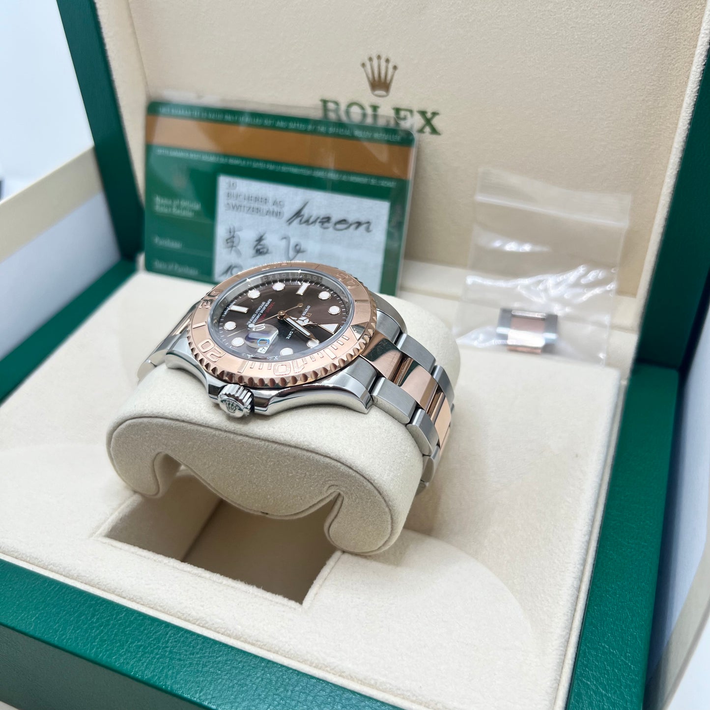 Rolex Yacht-Master 40 Chocolate Dial Full-Set Bucherer