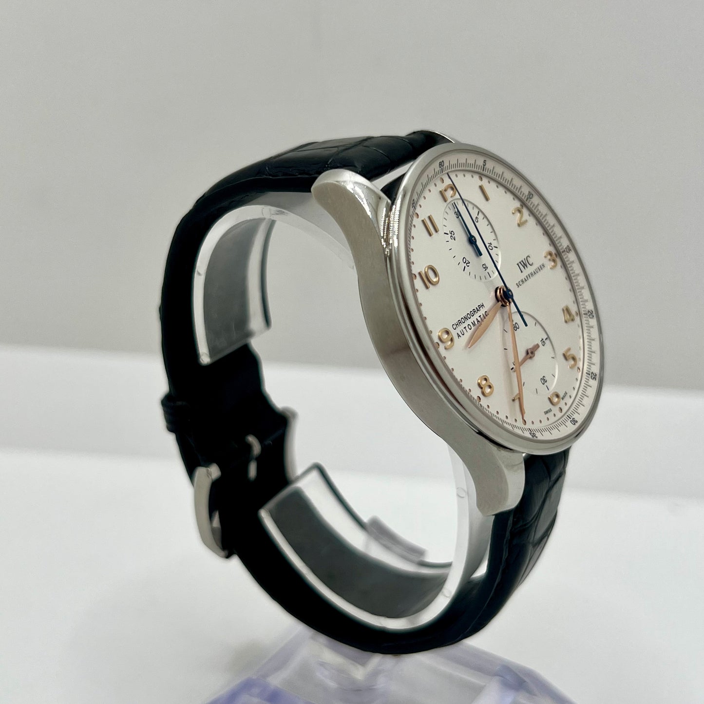 IWC Portuguese Chronograph Watch & Card