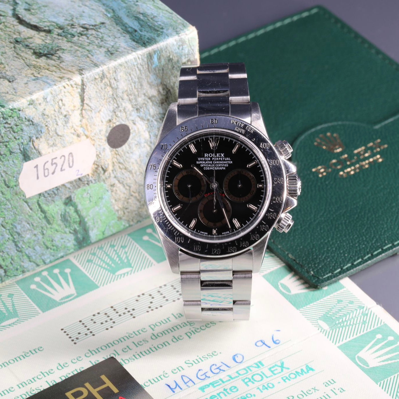 Rolex Daytona "PATRIZZI" DIAL Full Set Year 1996