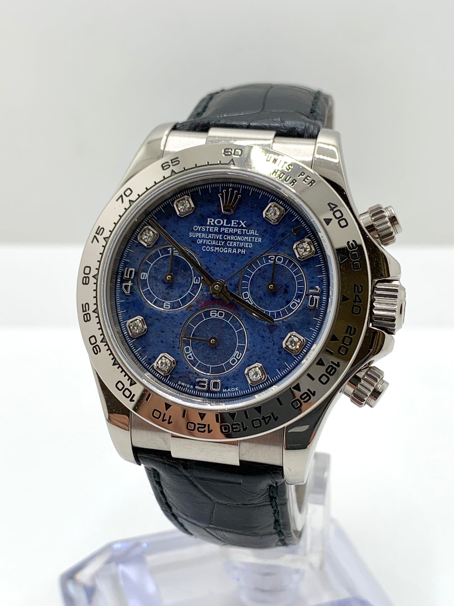 Rolex Daytona Ref. 116519 SODALITE DIAL FULL SET TOP CONDITIONS