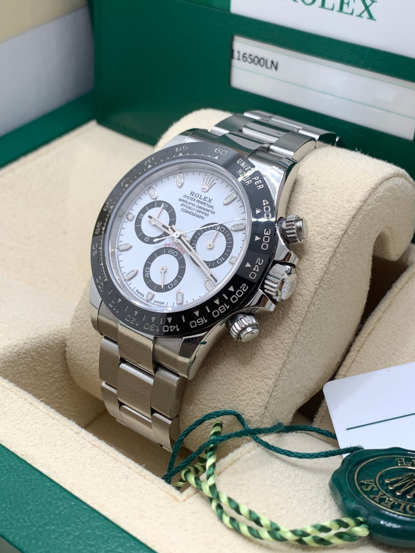 Rolex Daytona 116500LN White Dial Full-Set 2018