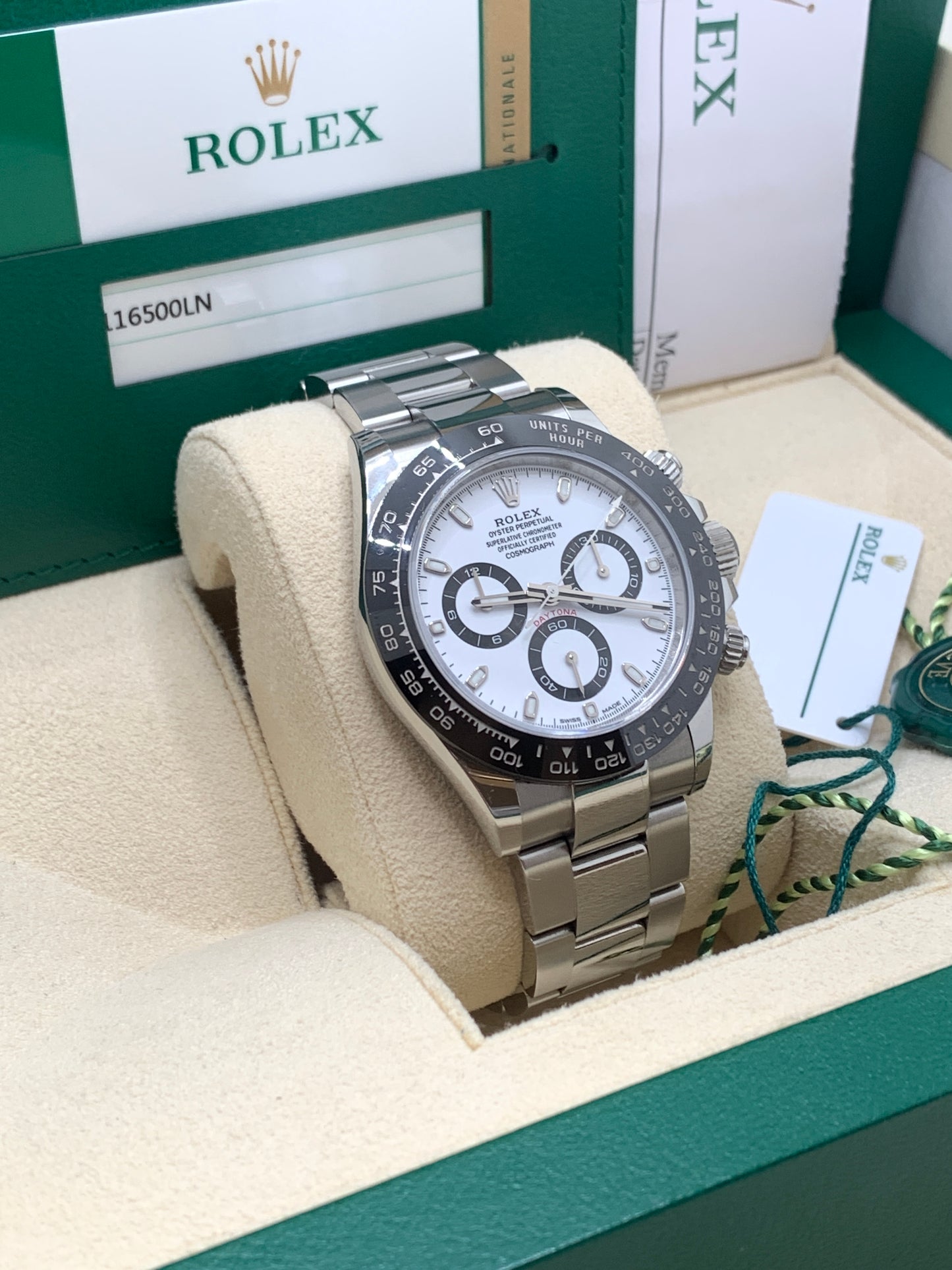 Rolex Daytona 116500LN White Dial Full-Set 2018