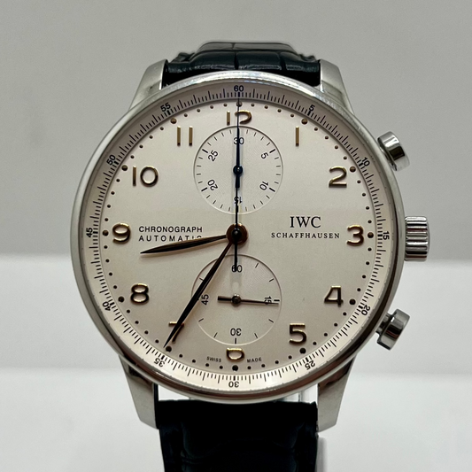 IWC Portuguese Chronograph Watch & Card