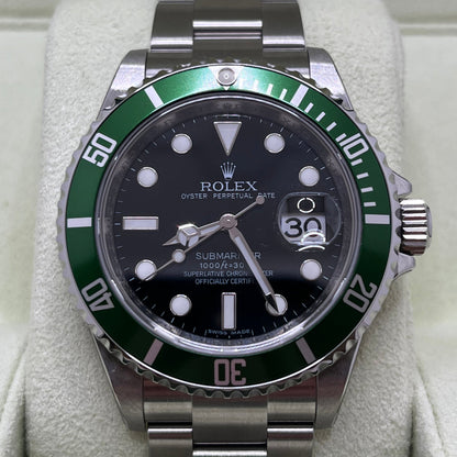 Rolex Submariner Date Ref. 16610LV NOS FULL-SET, garanzia ITA