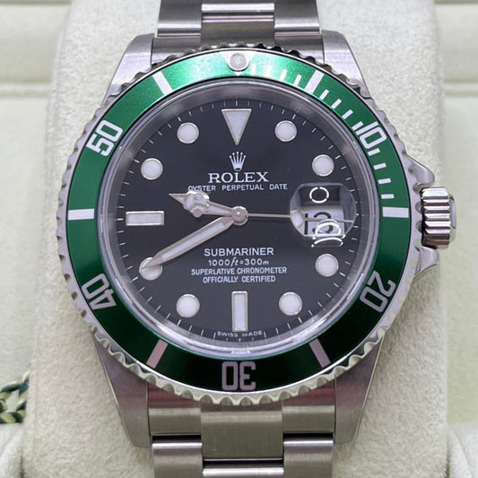 Rolex Submariner Date Ref. 16610LV NOS FULL-SET, garanzia ITA