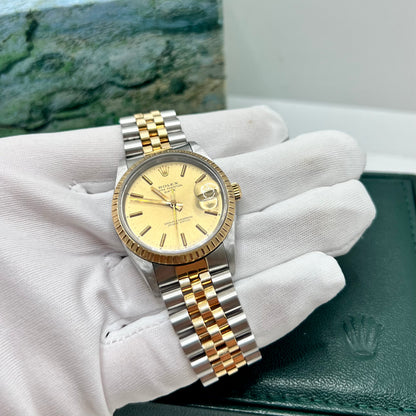 Rolex Date Ref. 15233 Champagne Dial