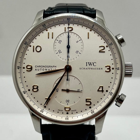 IWC Portuguese Chronograph Watch & Card
