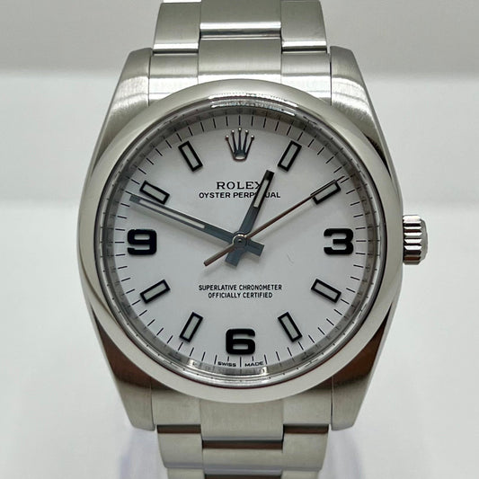 Rolex Oyster Perpetual 34mm White Dial Ref. 114200 Full-Set