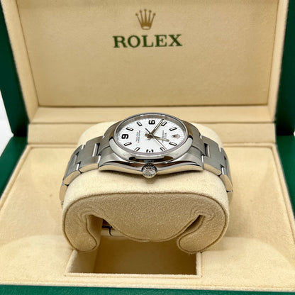 Rolex Oyster Perpetual 34mm White Dial Ref. 114200 Full-Set