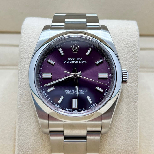 Rolex Oyster Perpetual GRAPE Dial Ref. 116000 Full-Set