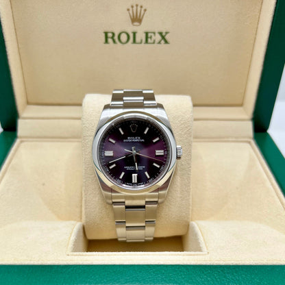 Rolex Oyster Perpetual GRAPE Dial Ref. 116000 Full-Set