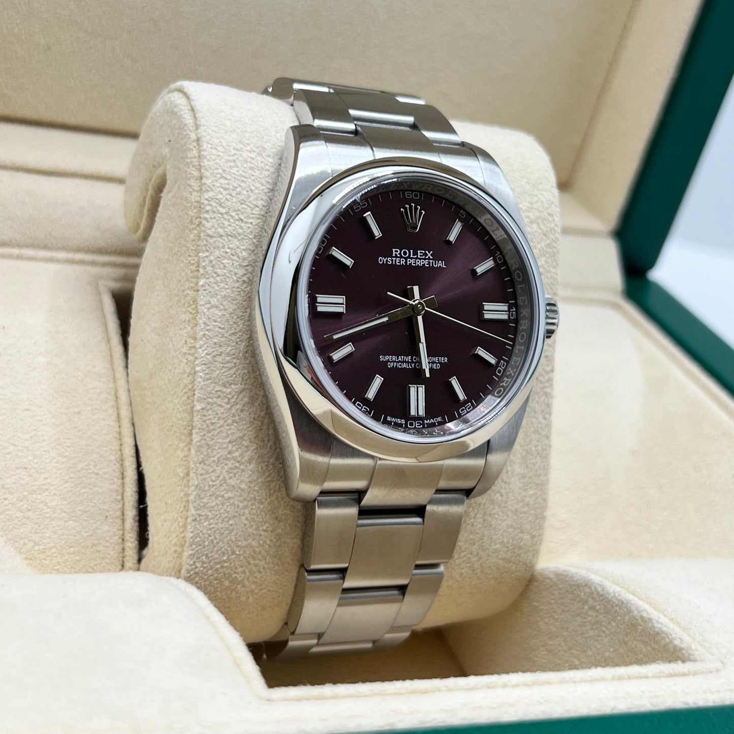 Rolex Oyster Perpetual GRAPE Dial Ref. 116000 Full-Set