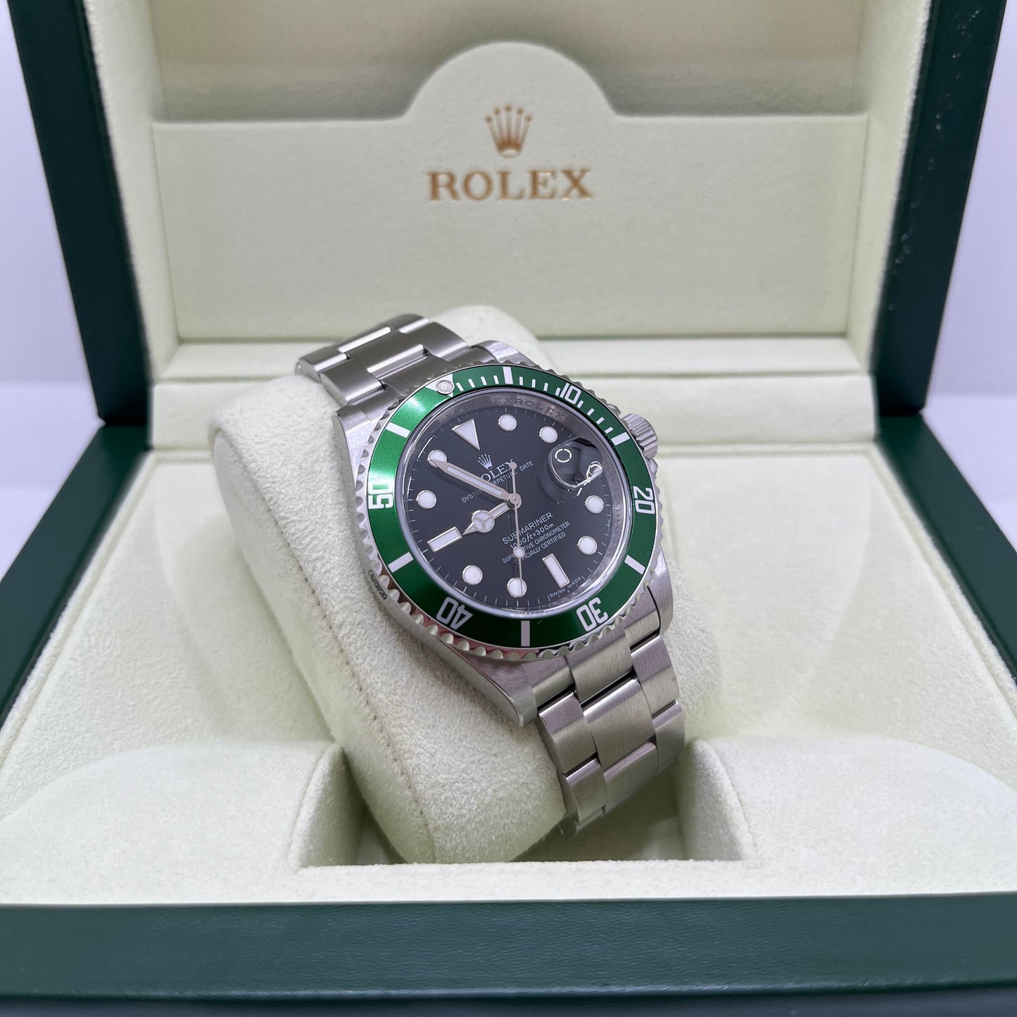 Rolex Submariner Date Ref. 16610LV NOS FULL-SET, garanzia ITA