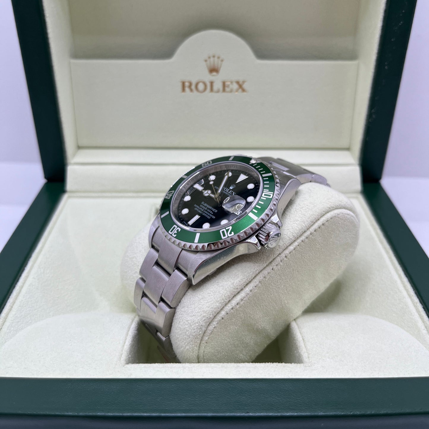 Rolex Submariner Date Ref. 16610LV NOS FULL-SET, garanzia ITA