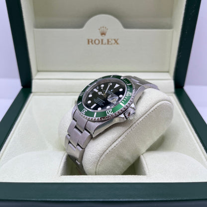 Rolex Submariner Date Ref. 16610LV NOS FULL-SET, garanzia ITA