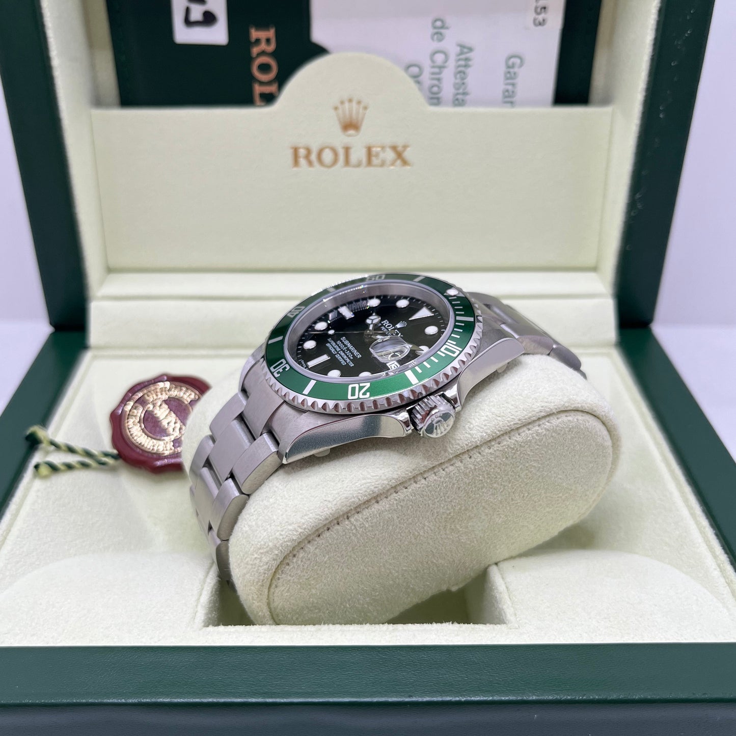 Rolex Submariner Date Ref. 16610LV NOS FULL-SET, garanzia ITA