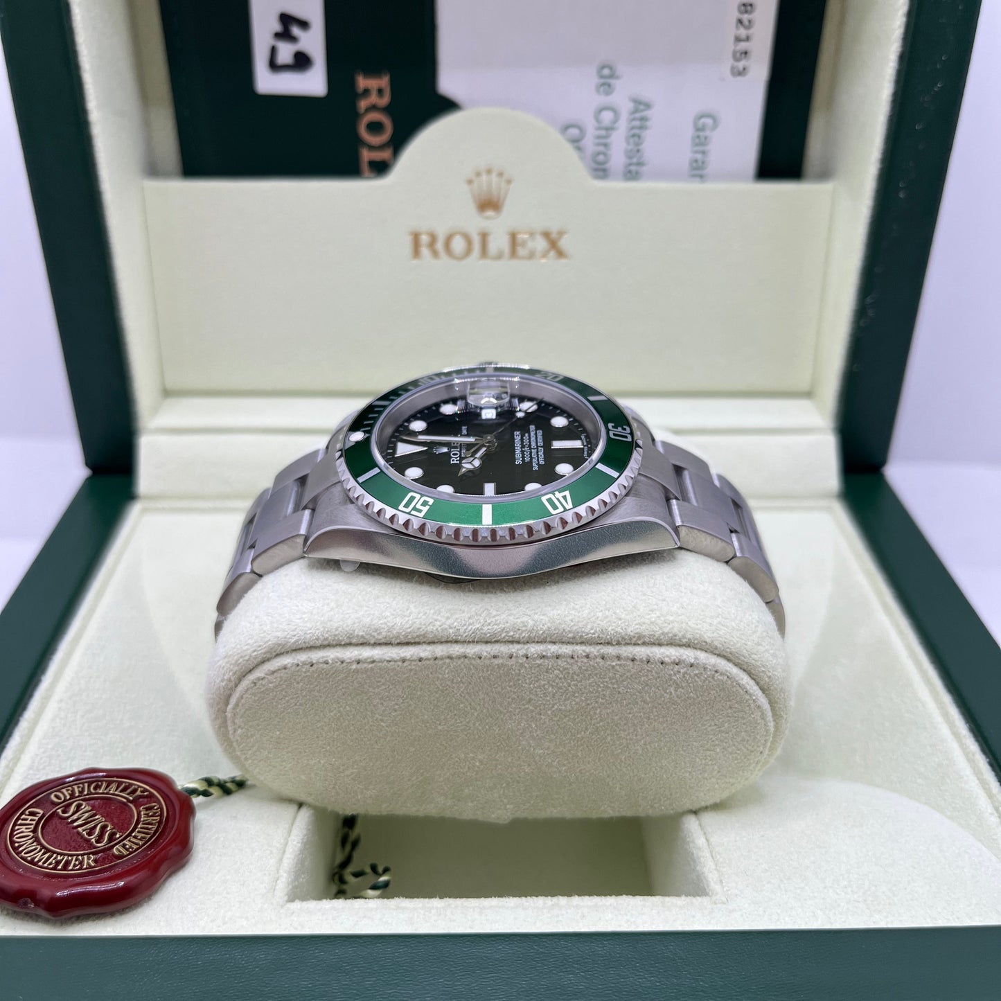 Rolex Submariner Date Ref. 16610LV NOS FULL-SET, garanzia ITA