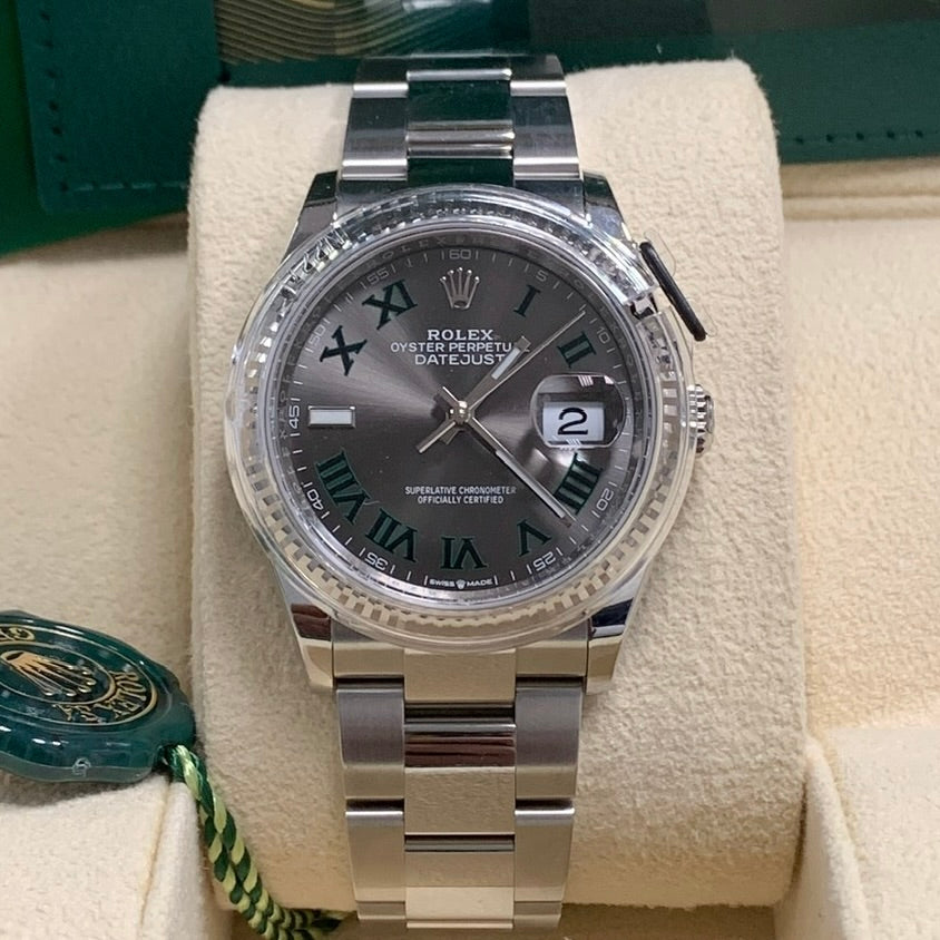 Rolex Datejust 36 WIMBLEDON 99% NEW