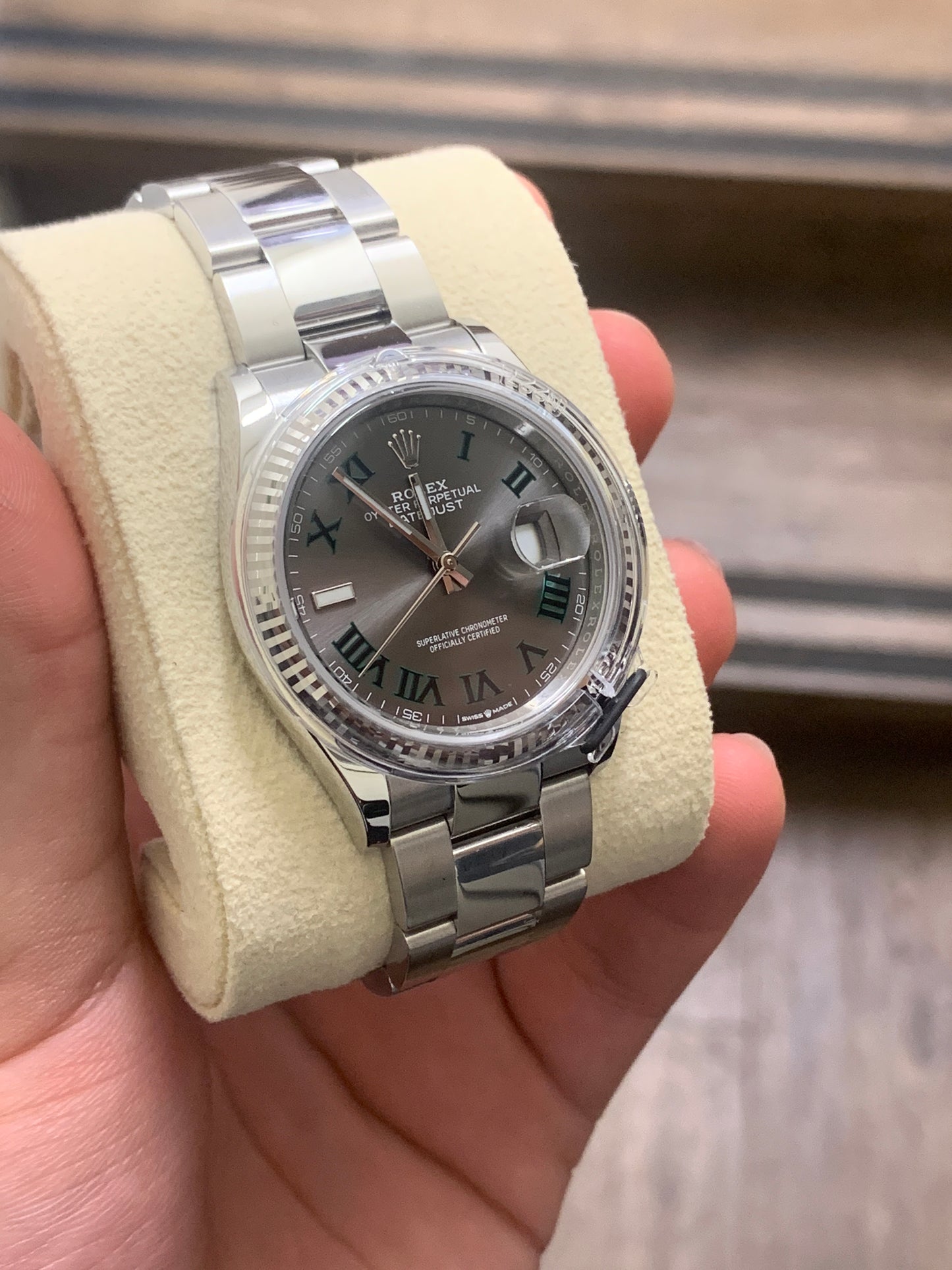 Rolex Datejust 36 WIMBLEDON 99% NEW