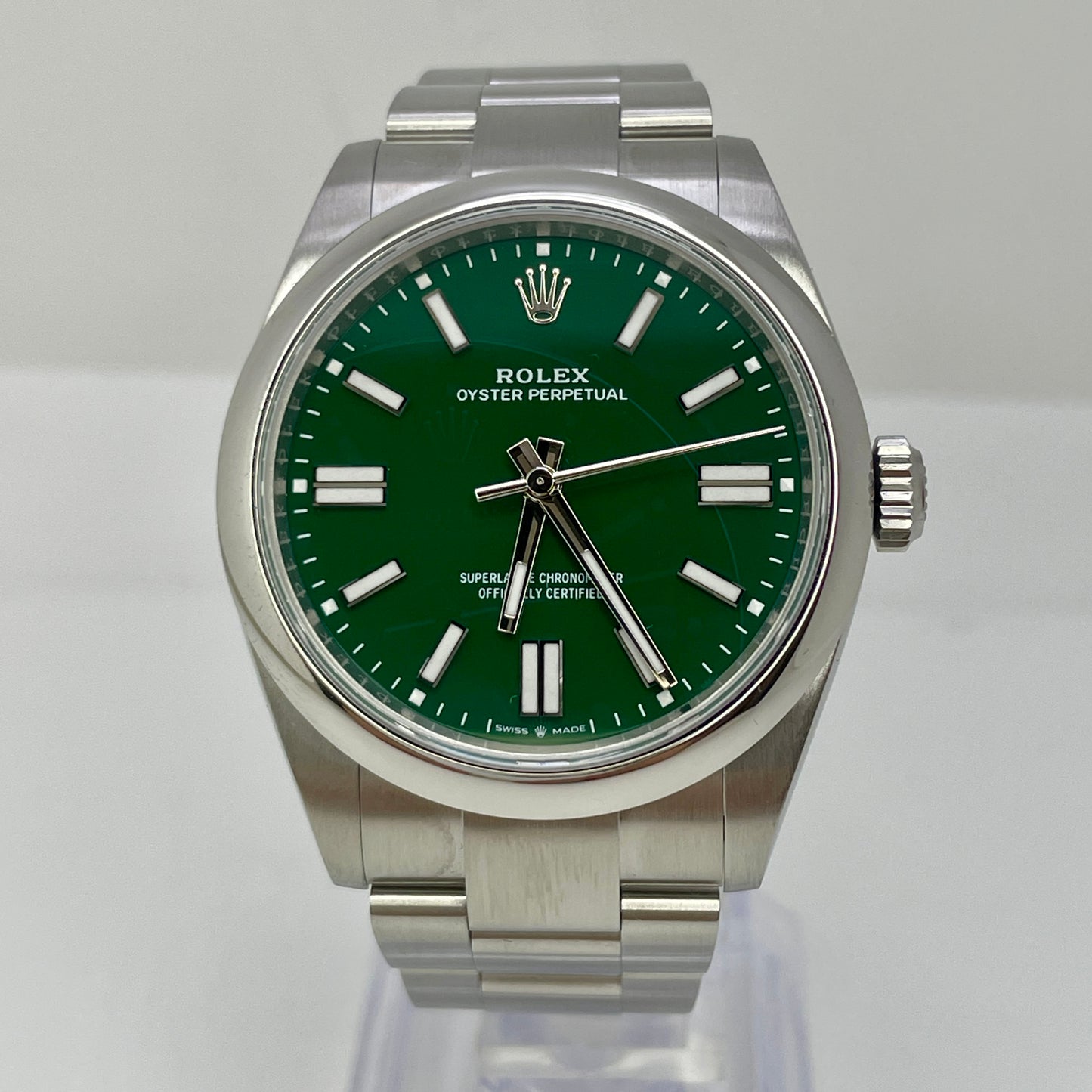 Rolex Oyster Perpetual Green Dial 2025