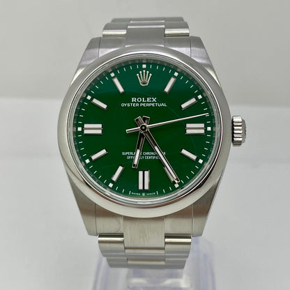 Rolex Oyster Perpetual Green Dial 2025