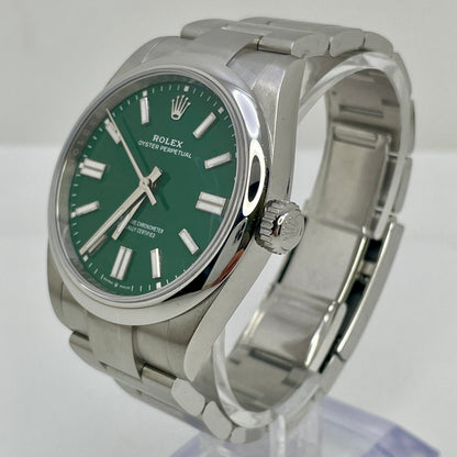 Rolex Oyster Perpetual Green Dial 2025