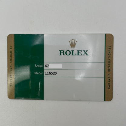 Rolex Daytona ref. 116520 year 2015 CHROMALIGHT