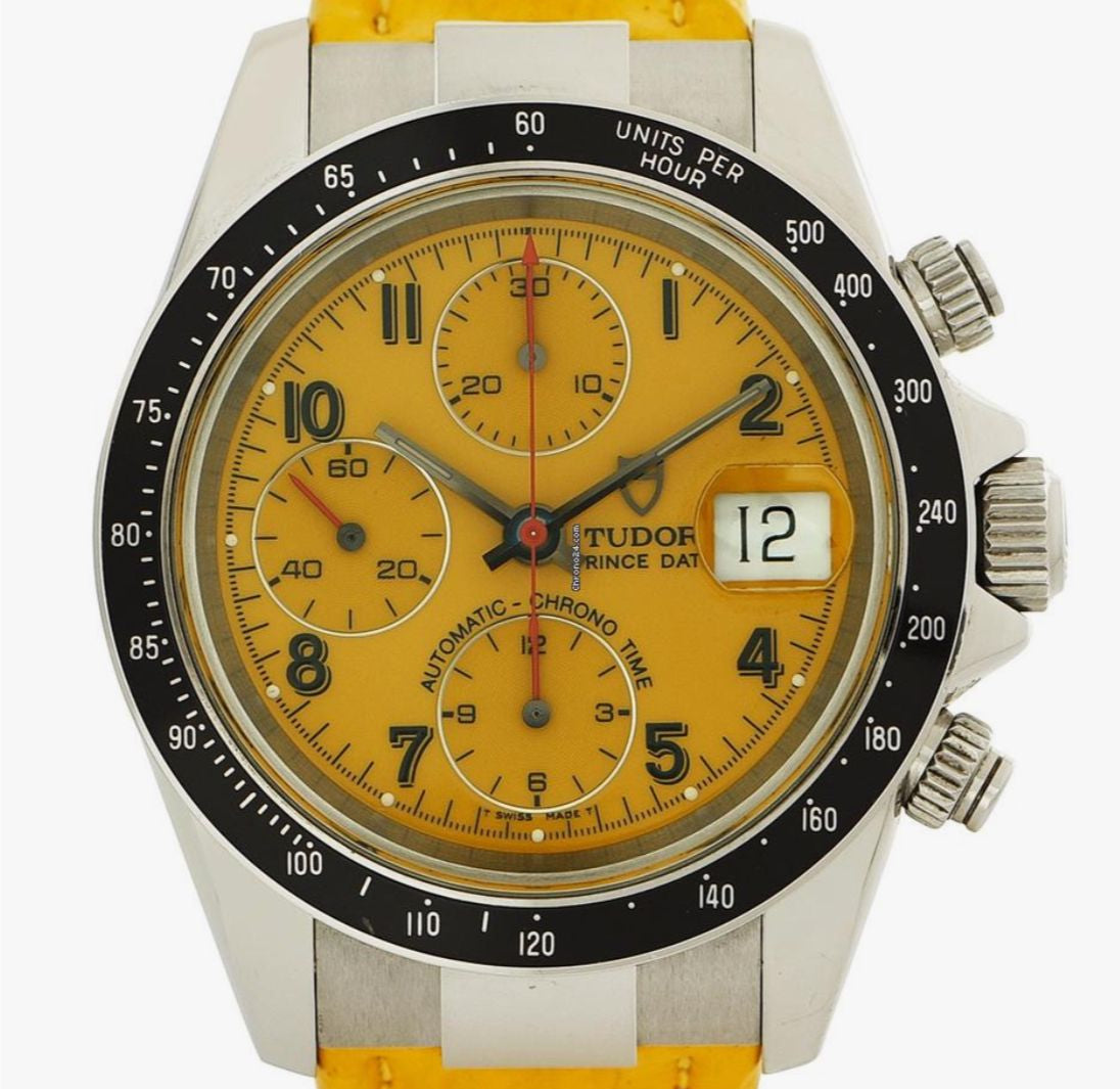 Tudor Tiger Prince Date CHRONOGRAPH YELLOW