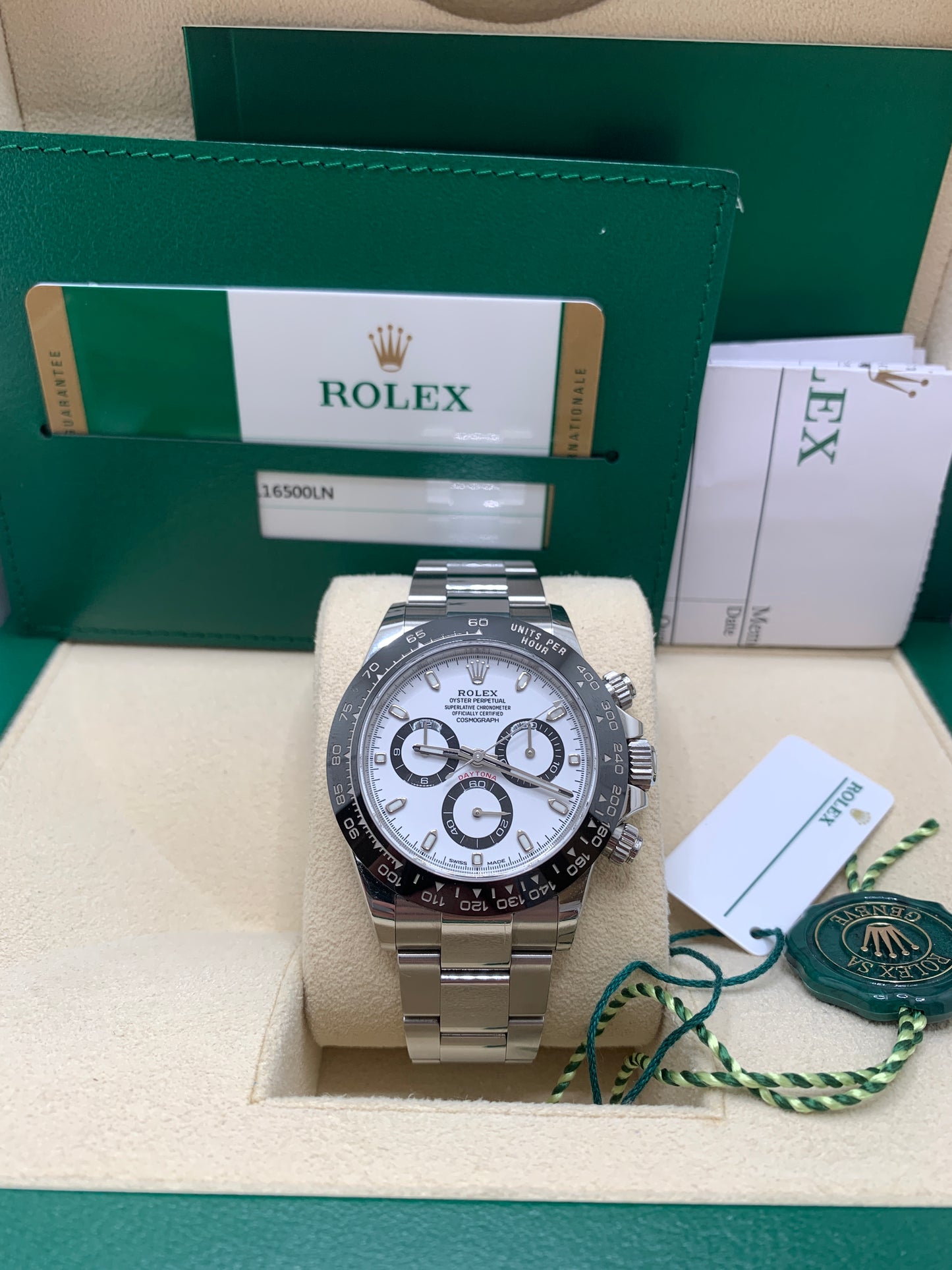 Rolex Daytona 116500LN White Dial Full-Set 2018