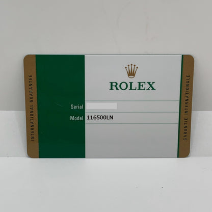 Rolex Daytona 116500LN PANDA FULL SET 2017