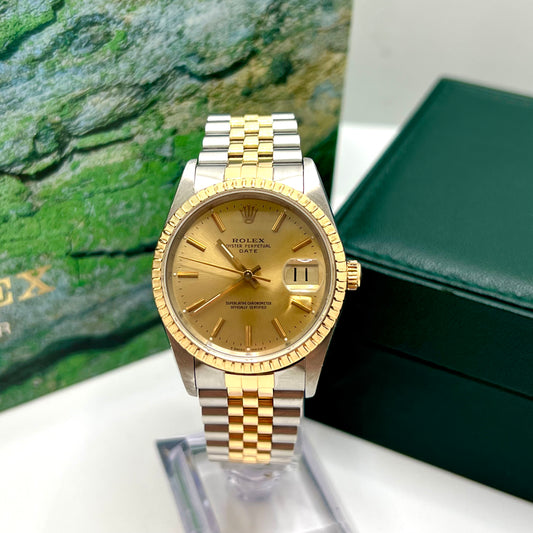 Rolex Date Ref. 15233 Champagne Dial