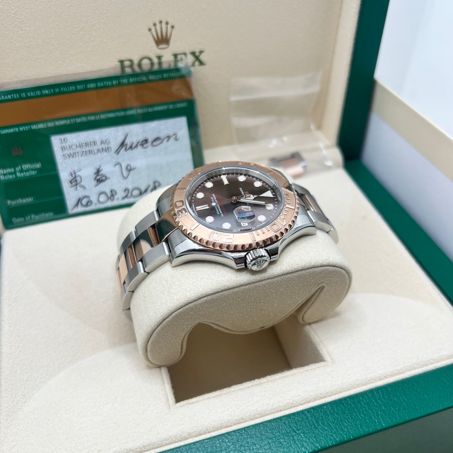 Rolex Yacht-Master 40 Chocolate Dial Full-Set Bucherer